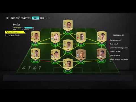 FIFA20 SBC / DCE LIVE - OVATION - SOLUTION PAS CHER