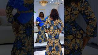 GORGEOUS AND ELEGANT ANKARA SKIRT AND BLOUSE DRESS #zamakalefashion #latestafricaprint #africa