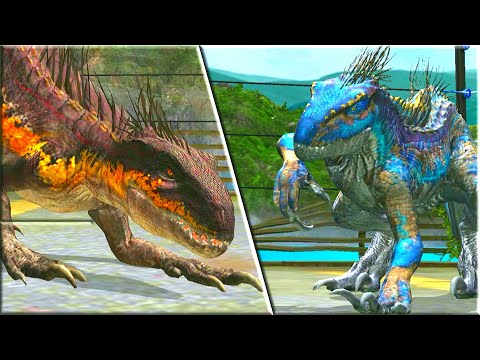 BATTLE STAGE INDORAPTOR JURASSIC TOUR | JURASSIC WORLD THE GAME