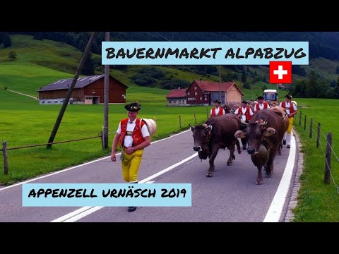 Bauernmarkt beim Alpabzug in Urnäsch 14.09.2019🇨🇭
