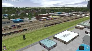 Trainz Railroad Simulator - Port Hazel to Towsen Route - Monroe Yard