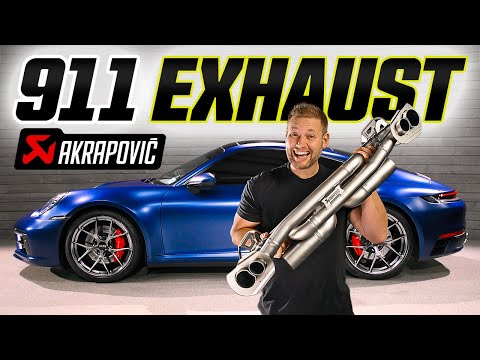 How to install an Akrapovic Titanium Exhaust & Link Pipes on a 992 911 Carrera