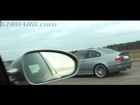 BMW M3 CSL vs Audi RS4 Sedan NO TURBO SHIT. Classic race from 2007.