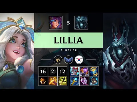 Lillia Jungle vs Karthus - KR Diamond Patch 25.12