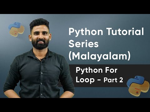 Part 17 Python For Loop Part 2 Python Malayalam Tutorial Series