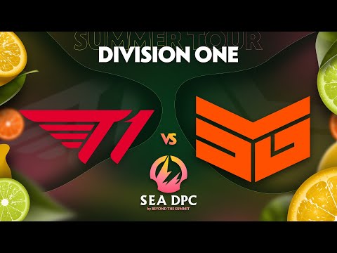 T1 vs SMG Game 1 - DPC SEA Div 1: Summer Tour w/ MLP & johnxfire