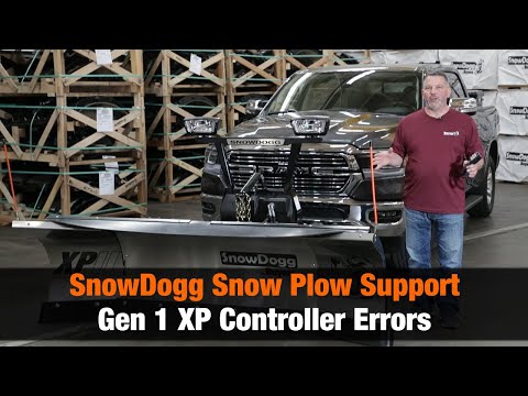 SnowDogg Tech Support: Troubleshooting Error Flashes on a Gen 1 XP Plow Controller