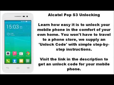 Unlock Alcatel Pop S3 (5050A 5050X 5050Y) - SIM ME Lock