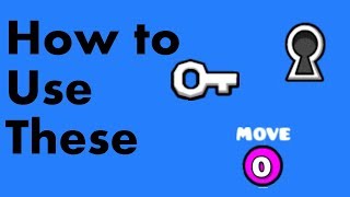 How to use Keys and move Triggers! - Geometry Dash
