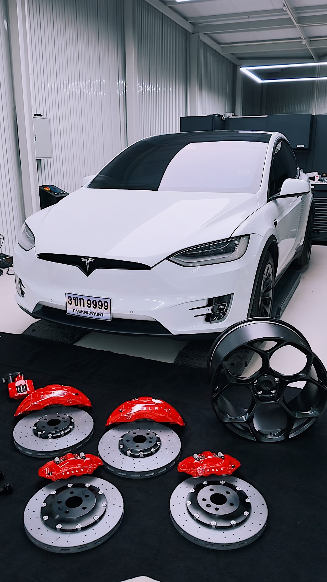 เซรามิคเบรค + UP-05 Tesla Model X — G-FORCE Thailand