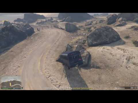 Gta Prison Bus Amazing Crash Landing
