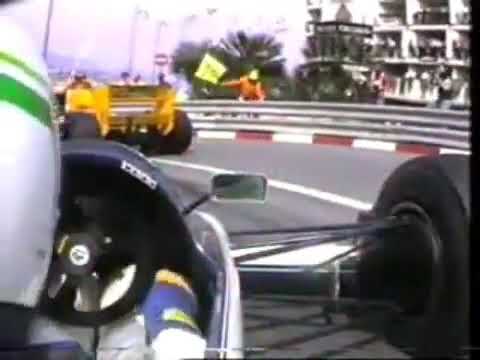 Acidente Piquet e De Cesaris  - GP de Mônaco de 1989