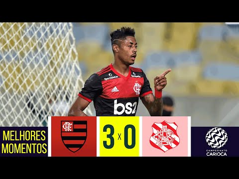 FLAMENGO 3 x 0 BANGU - Melhores Momentos - Campeonato Carioca (18/06/2020)