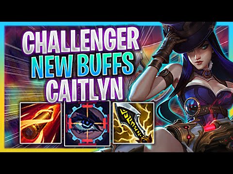 KOREAN CHALLENGER IS INSANE WITH CAITLYN NEW BUFFS! | Korean Challenger Plays Caitlyn ADC vs Varus!