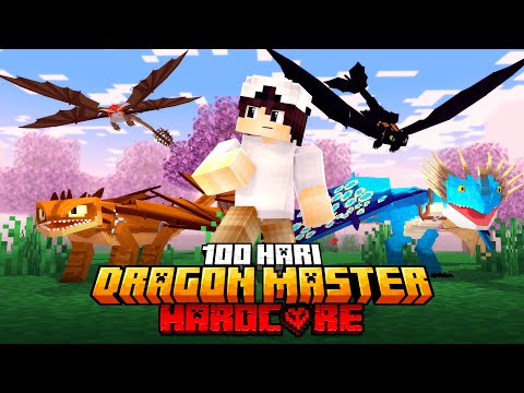 Transform into a Dragon Trainer in 100 Days - Hardcore Minecraft!