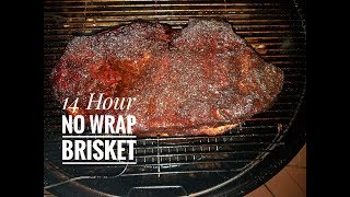 14 Hour Smoked BBQ Brisket - Smoked Beef Brisket Weber Kettle