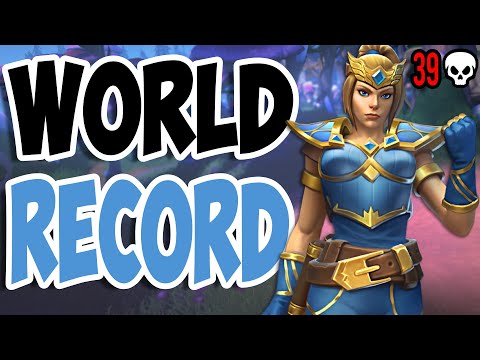 Realm Royale: WORLD RECORD Solo vs. Squads 39 Kill Game PC (Ice Staff Mage)