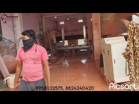 Dholpur red sandstone temple (8 ft x 8 ft)