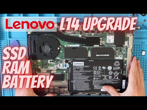 Lenovo Thinkpad L14 Disassembly and Upgrade SSD Ram Battery Replacement (Step by Step)