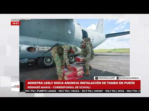 Radio Nacional - Ministra Lesly Shica anuncia construcción de Tambo Purús en Ucayali