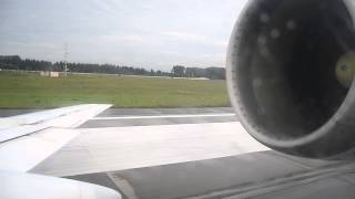 preview picture of video 'Center South Tu-134 taking off from Perm'