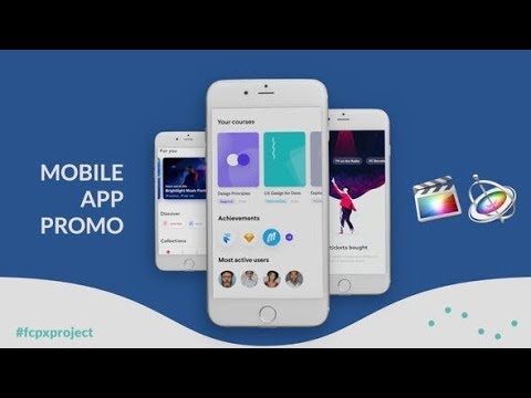 Apple Motion Template: Mobile App Promo