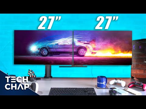 LG Ergo Dual Review - FLEXIBLE Dual Monitor Setup!