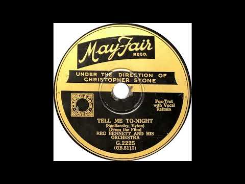Reg Bennett (Billy Merrin) - Tell Me To-Night (Billy Merrin)