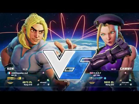 JAGOlewahar ( Ken ) VS H-2-3-7 ( Cammy ) HD 1080p - Street Fighter 5