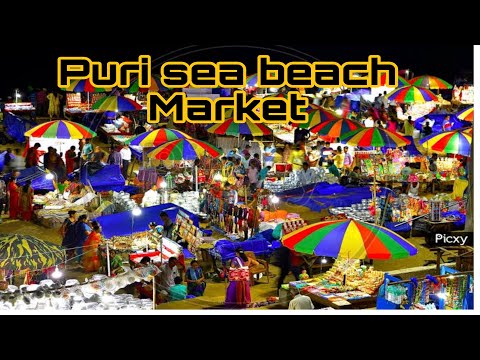 Puri Beach Market/ Puri sea beach market 2024/Puri  beach Market shopping/puri Beach Market vlog