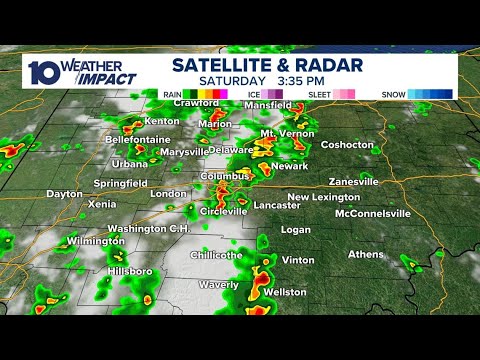 Tracking storms moving through central Ohio | Weather updates, live radar