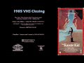 The Karate Kid 1985 VHS Closing