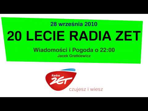 20-lecie Radia Zet - 28.09.2010 - Wiadomości i Pogoda o 22:00