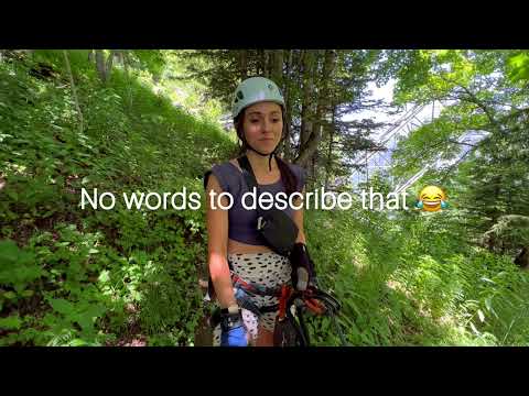 Climbing the craziest Via Ferrata in Switzerland 🇨🇭(with a fear of heights!)