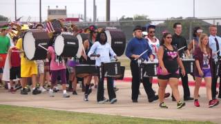 preview picture of video 'Saginaw High School Marching Band March-a-thon 2013'