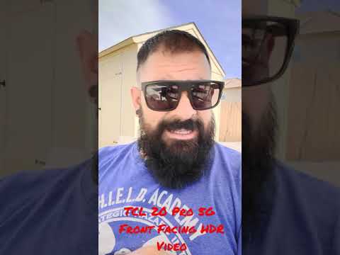 Quick Front HDR Video Sample Of The TCL 20 Pro