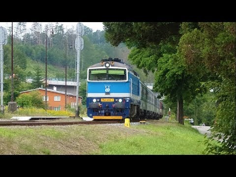 vlak Os 9209 ve stanici Hvězdonice 23.6.2019