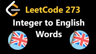 YouTube video 'Integer to English Words - Leetcode 273 - Python'