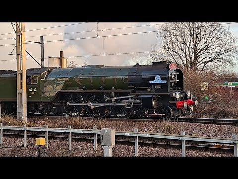 60163 Tornado departing Nuneaton for York, 10th December 2025