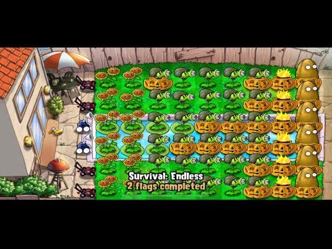 Plants VS Zombies Survival Endless BEST GLITCH/STRATEGY 2019