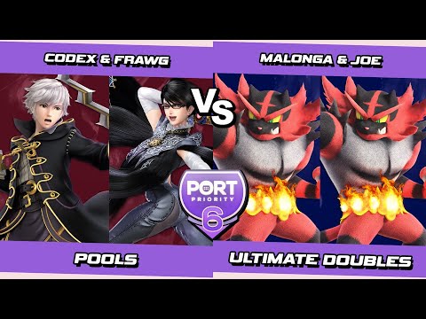 Port 6 Doubles Pools - Codex & frawg Vs. Malonga & Joe SSBU Ultimate Tournament