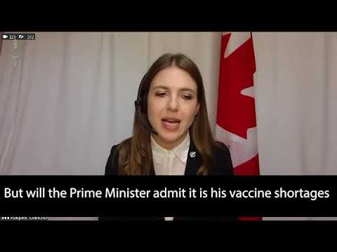 Question Period: Watch MP Raquel Dancho grill the Prime Minister on his COVID-19 vaccine failures