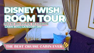 Book this Disney Cabin Next | Disney Wish Deluxe Oceanview Stateroom