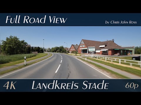 Landkreis Stade, Germany: Bützfleth, Barnkrug, Assel, Ritsch - 4K (UHD/2160p/60p)