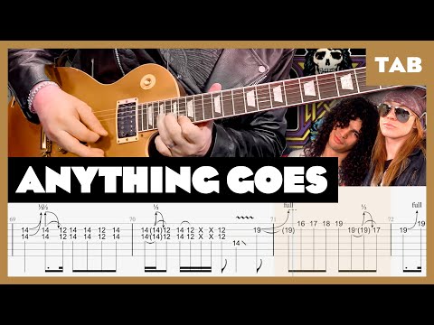 Guns N' Roses - Anything Goes - Guitar Tab | Lesson | Cover | Tutorial