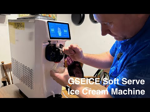 GSEICE Soft Serve Ice Cream Machine - First Use