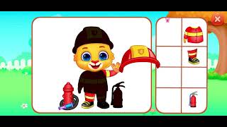 👩🚒 25 Professions Build-A-Character Shape Matching Puzzles - Puzzle Kids Jigsaw Puzzles Walkthrough