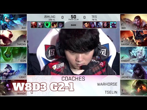 LNG vs TES - Game 1 | Week 8 Day 3 LPL Summer 2021 | LNG Gaming vs Top Esports G1