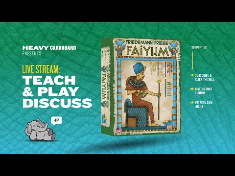 Faiyum - 4p Teaching, Play-through, & Roundtable by Heavy Cardboard