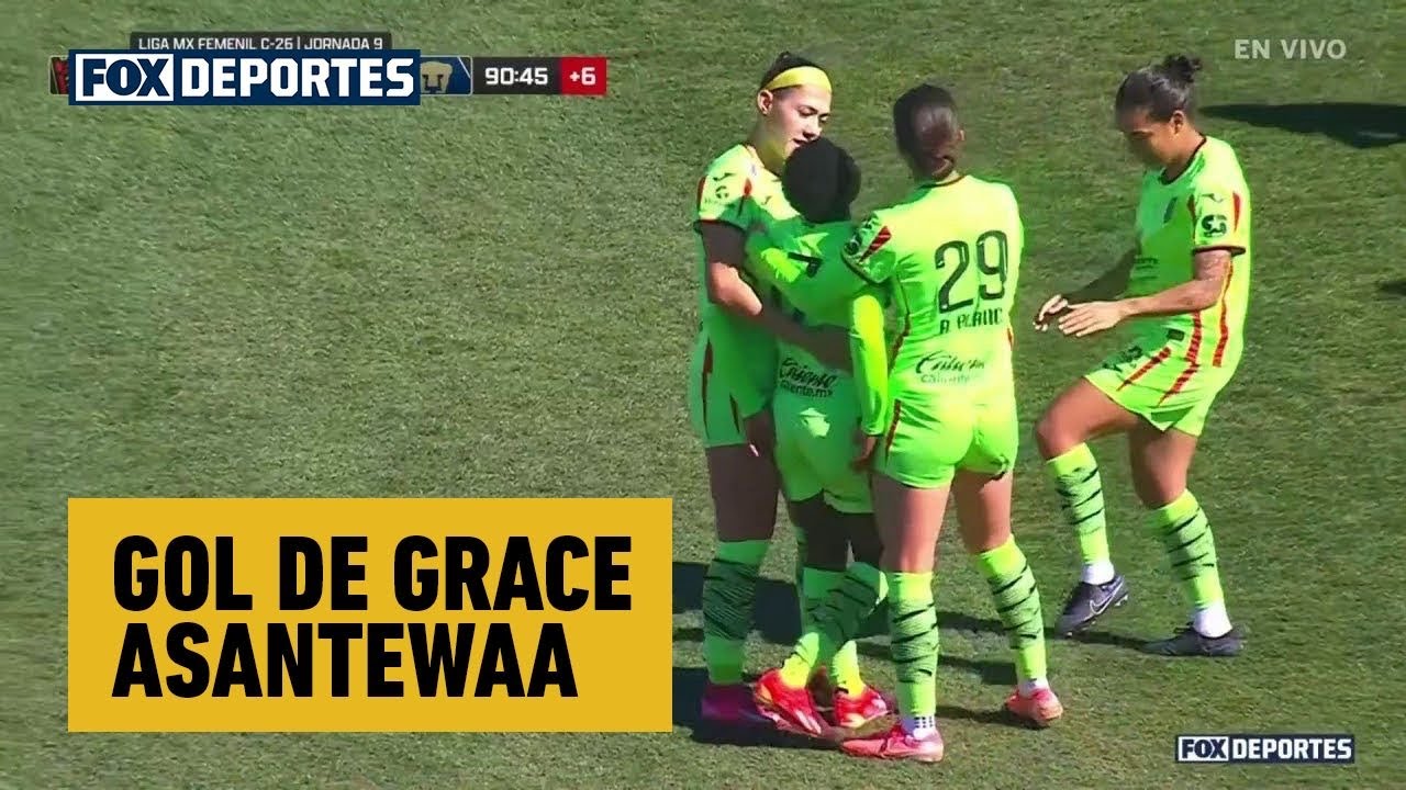 😳🔥 GOL DE Grace Asantewaa | FC Juárez 1-1 Pumas UNAM | Clausura 2026 | Liga MX Femenil